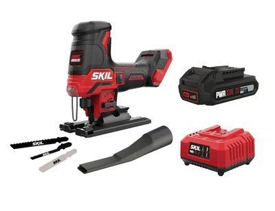 Пила лобзикова безщіткова, SKIL 3440 CA Compact + енергокомплект 3110 АА 11071400202 SW1E3440CA+BC1E3110AA 11071400202 фото