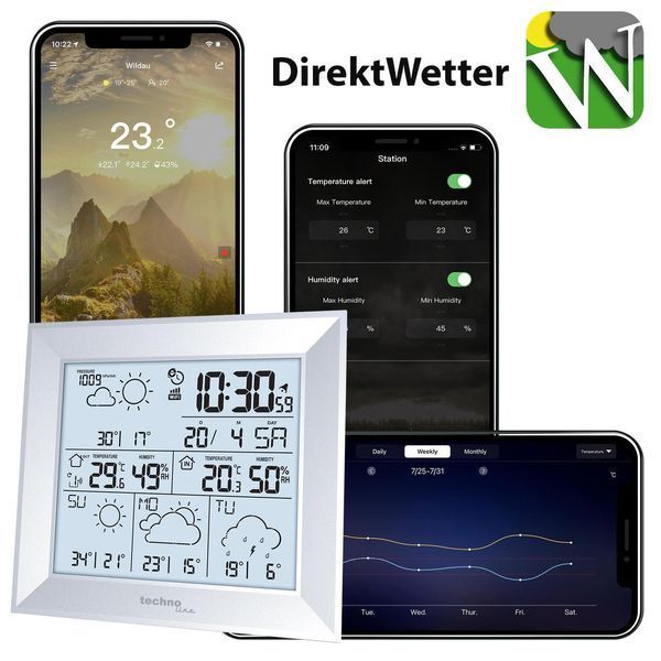 Метеостанція Technoline DirektWetter WD2000 Silver (WD2000) DAS302449 фото
