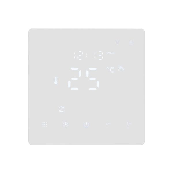 Цифровий терморегулятор для теплої підлоги Raftec WiFI (WHITE) R608W 84633 84633 фото