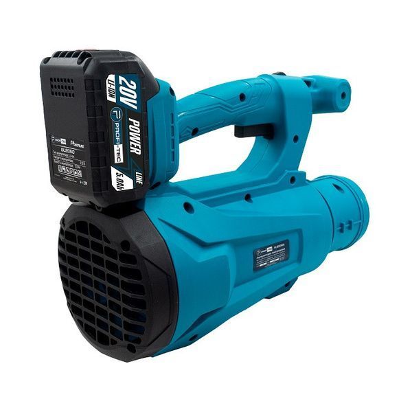 Акумуляторна повітродувка PROFI-TEC PLB5020BL POWERLine (1&times;PT2050HE (4.0 А&middot;год), зарядний пристрій) 006399P фото