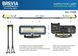 Професійна інспекційна лампа Brevia LED 120-190см 2x10W COB 2x1000lm 2x4000mAh Power Bank, type-C 11520(L) фото 4