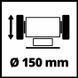 Точило двостороннє Einhell TC-BG 150 (4412632) 4412632 фото 7
