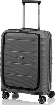 Валіза на 4 колесах Titan HIGHLIGHT Anthracite з кишенею д/ноутбука 15.6" 42 л (Ti842409-04) Ti842409-04 фото