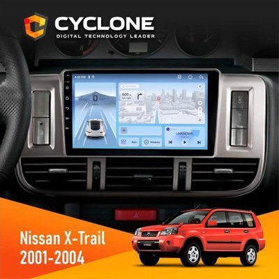 Штатна магнітола Nissan X-Trail 2001-2004 Cyclone C9-012 4x64 DSP 4G НФ-00007978 фото