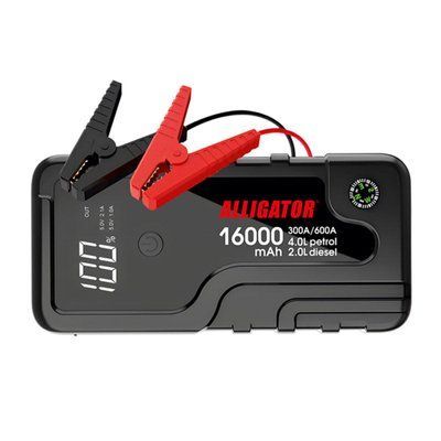 Бустер (пусковий пристрій) Alligator Jump Starter 300A/600A 16000mAh JS841(L) фото