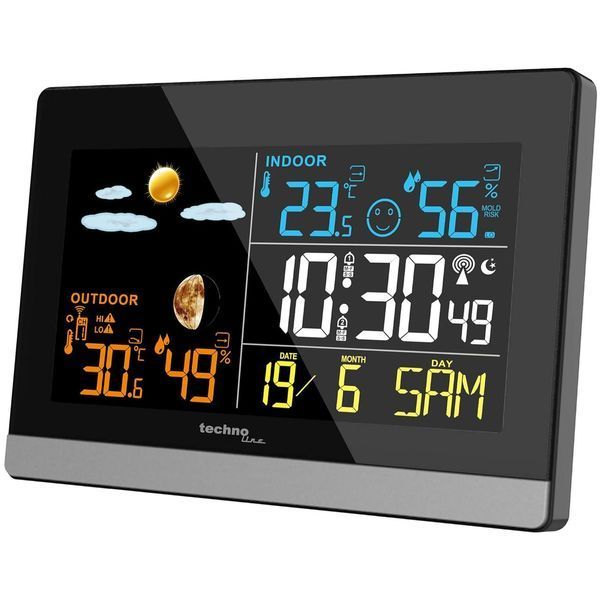 Метеостанція Technoline WS6455 Black/Silver (WS6455) DAS302456 фото