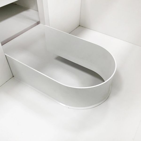 Тумба GRANT 80 підвісна, біла з умивальником VISION 80 White 4824296932401 фото