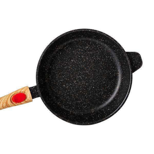 Алюмінієва глибока сковорода (2,4 л) зі скляною кришкою &Oslash; 24 см Black MGC HP-4-463B MGC HP-4-463B HP-4-463B фото