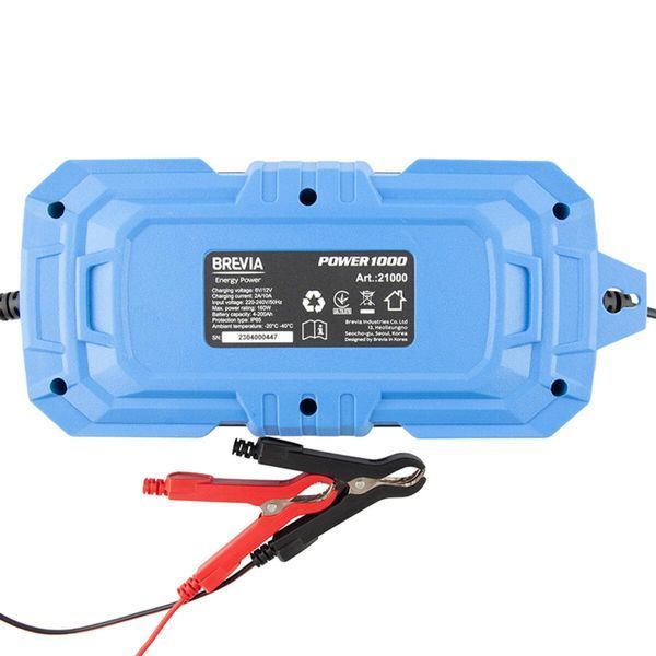 Зарядний пристрій АКБ Brevia Power1000 6V/12V 10A 21000EP(L) фото