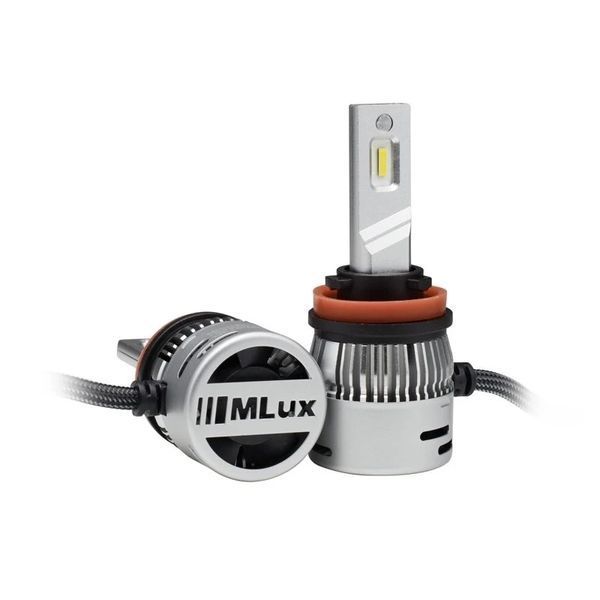 Комплект ламп MLux LED - SILVER Line H8/H9/H11/H16, 28 Вт, 5000&deg;К (2 шт.) 116413365 116413365 фото