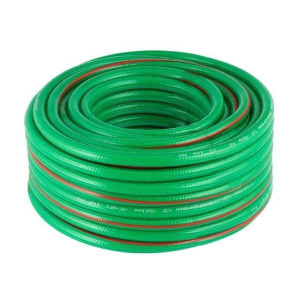 Шланг для води чотиришаровий, 1/2", 30 м, армований, PVC INTERTOOL GE-4105 GE-4105 фото