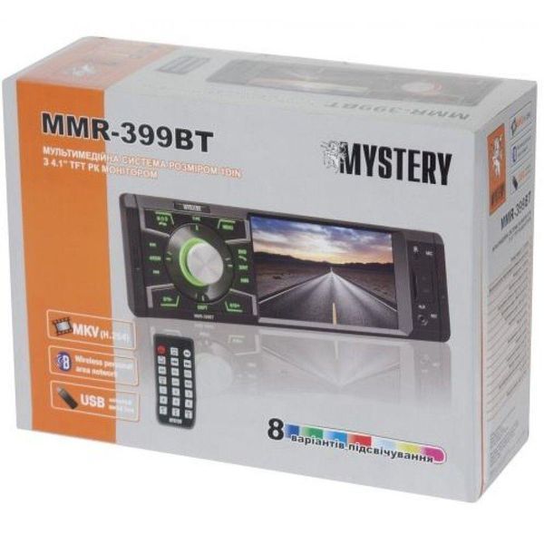 Автомагнітола 1 DIN Mystery MMR-399BT 33872-car фото