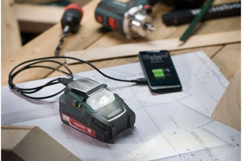 Акумуляторний адаптер Metabo PA 14.4-18 LED-USB 600288000 600288000 фото