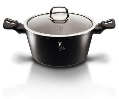 Каструля Berlinger Haus BLACK SILVER Collection з кришкою 4.1 л (BH-1852) BH-1852 фото