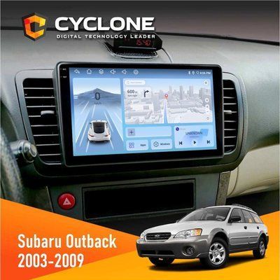 Штатна магнітола Subaru Outback 2003-2009 Cyclone C9-012 4x64 DSP 4G НФ-00008031 фото