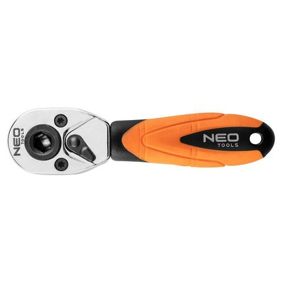 Ключ-тріскачка Neo Tools, 1/4", 72 зубців, 105мм, CrV, 0.12кг 08-501 фото