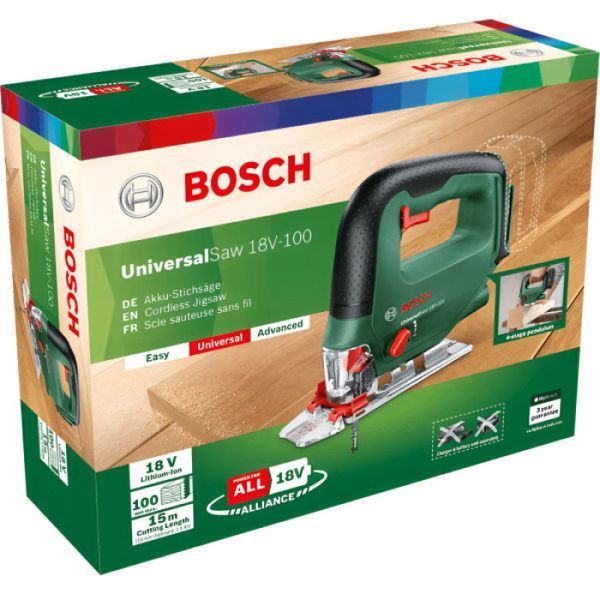 Лобзик Bosch UniversalSaw 18-100 (без ак. та з.п.) 0603011100 603011100 фото