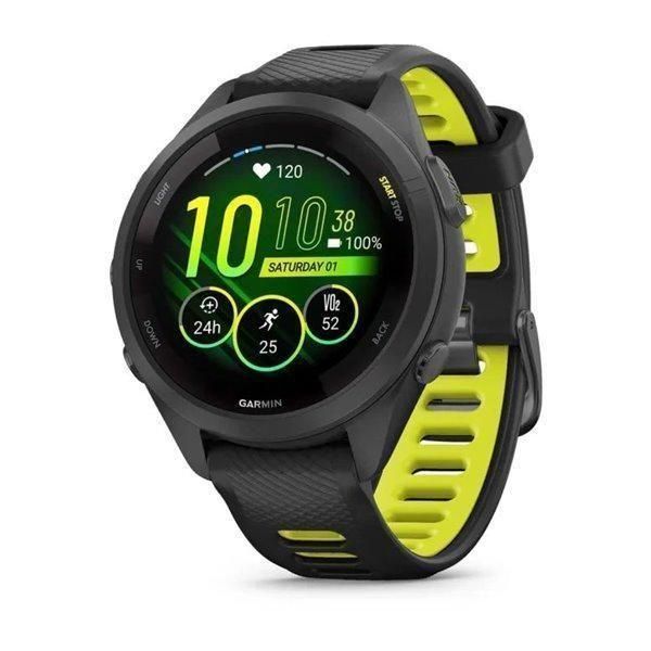 Часы Garmin Forerunner 265s Black/Yellow 010-02810-13 010-02810-13 фото