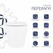 Унітаз підвісний Qtap Scorpio безободковий Ultra Quiet з сидінням Soft-close QT14332380AW SD00050898 фото 4