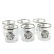 Сет кришталевих стаканів з платиною Boss Crystal «Келих ЛІДЕР», 6 келихів, срібло BCR6LPL фото 2