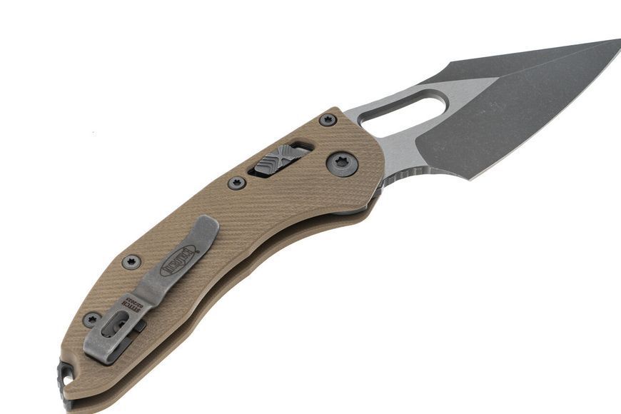 Ніж Microtech Stitch Ram-Lock, fluted, Apoc, руків'я G10 tan 169RL-10APFLGTTA фото