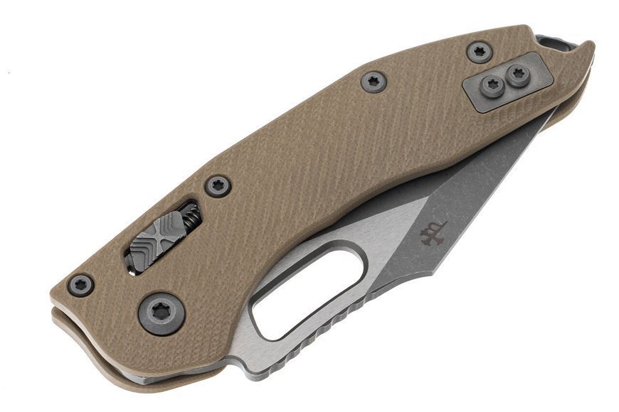 Ніж Microtech Stitch Ram-Lock, fluted, Apoc, руків'я G10 tan 169RL-10APFLGTTA фото