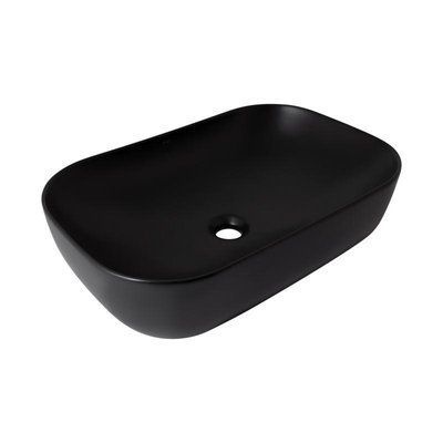 Раковина-чаша Qtap Robin 600x390x150 Matt black QT132143PMBMBN SD00052909 фото
