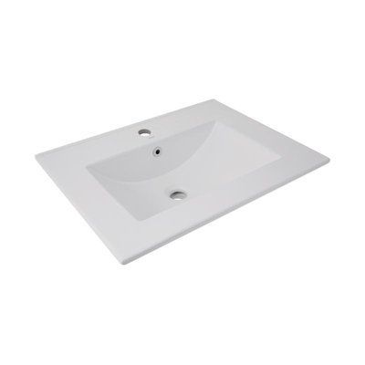 Раковина Qtap Albatross 620х460х180 White без донного клапана QT01113060CW1 SD00050377 фото