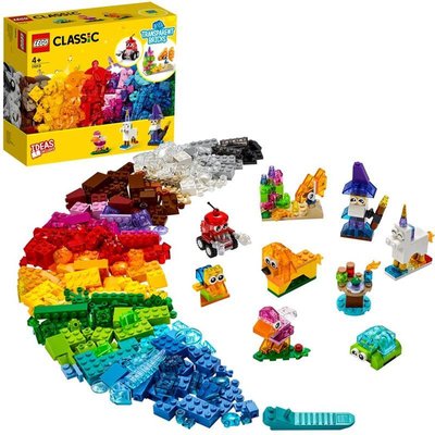 Конструктор LEGO Classic Прозорі кубики для творчості 11013L фото