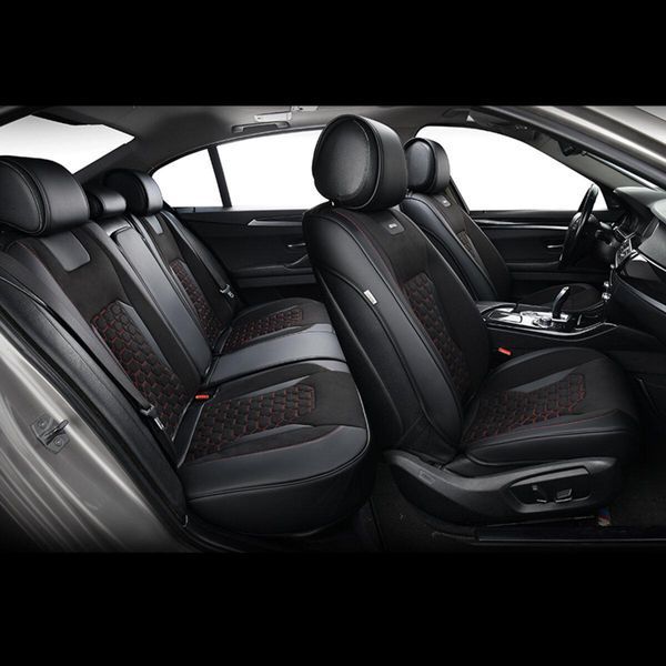 Комплект, 3D чохли для сидінь BELTEX Montana, black-red BX87110(L) фото
