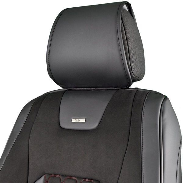 Комплект, 3D чохли для сидінь BELTEX Montana, black-red BX87110(L) фото