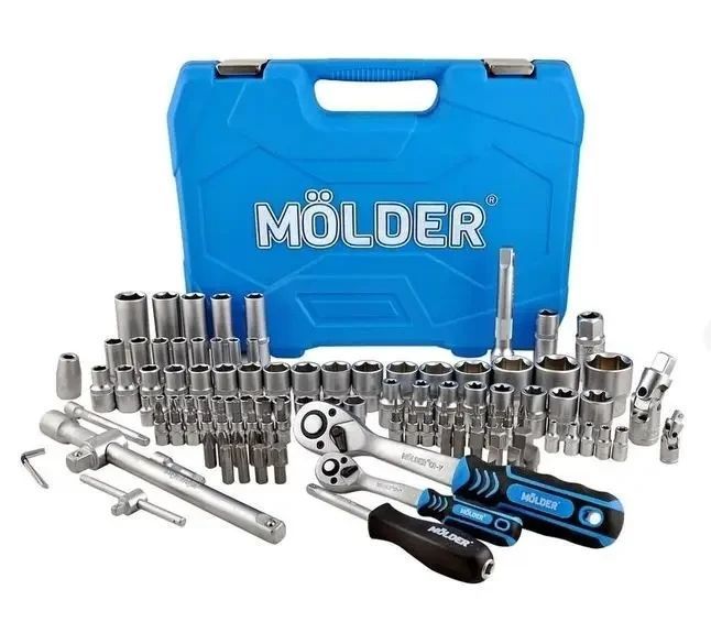 Профессиональный набор инструментов 1/2" & 1/4" & 3/8" 72Т 219 ед MOLDER MT60219 MT60219(L) фото