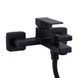 Змішувач для ванни Qtap Gemini (з душовим гарнітуром) QTGEM259BLM45682 Black Matt SD00051806 фото 6