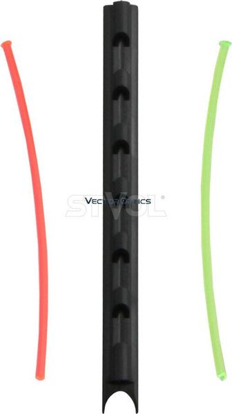 Мушка світонакопичуюча на планку, 2 кольориі Vector Optics SCIS-08 фото