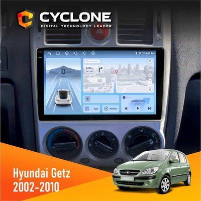 Штатна магнітола Hyundai Getz 2002-2010 Cyclone C9-012 4x64 DSP 4G НФ-00007860 фото