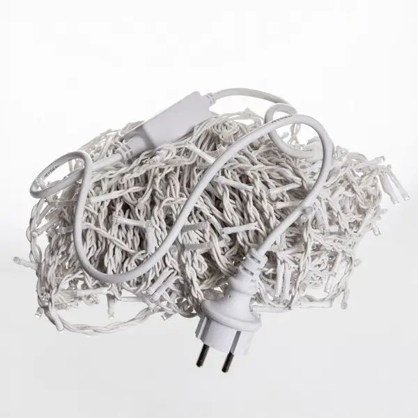 Вулична гірлянда Бахрома 25 м 405 LED гірлянда штора білий провід Синій 25MWBL Garlando 25MWBL 25MWBL фото