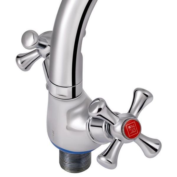 Змішувач для кухні Lidz Lamb 276F двохвентильний LDLAM276FCRM22019 Chrome SD00028116 фото