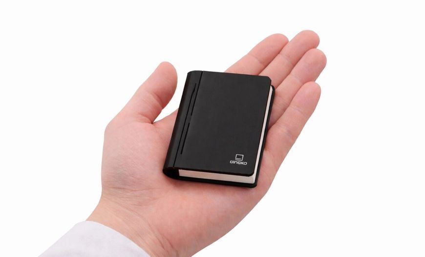 Світильник-книга на акумуляторі Gingko Super Mini Smart Book, дерево горіх | G086BK G086BK фото