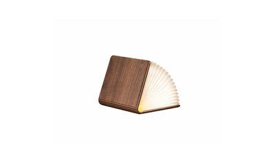 Світильник-книга на акумуляторі Gingko Super Mini Smart Book, дерево горіх | G086WT G086WT фото