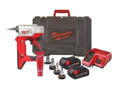 Інструмент розширювальний акумуляторний UPONOR Q&E MILWAUKEE, HD18 PXP-H06202C (зарядний пристрій М12-18 С, 2 акумулятори М18 В2 4933441771 фото