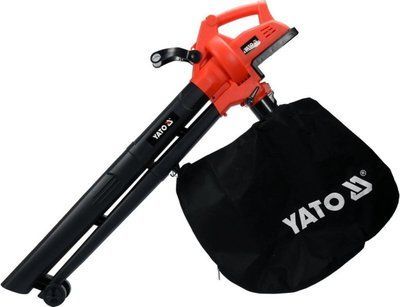 Порохотяг для листя акум. YATO: 12500 об/хв, продуктивність- 8 м/хв, збірник- 45 л (БЕЗ АКУМУЛЯТОРА) YT-85175 YT-85175 фото