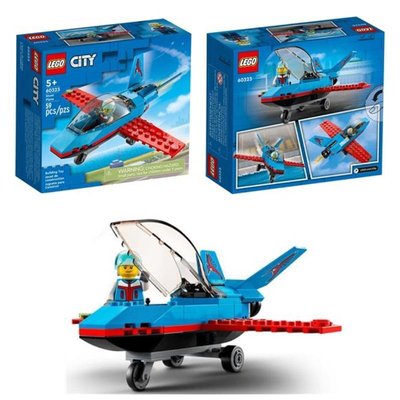 Конструктор LEGO City Каскадерський літак 60323L фото