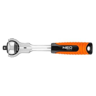 Ключ-тріскачка Neo Tools, 3/8", 72 зубців, 200мм, 360°, CrV, 0.37кг 08-543 фото