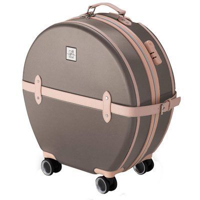 Валіза Semi Line 20" (S) Brown/Pink Cream (T5673-2) DAS302678 фото