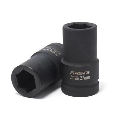 Головка ударна грудка 1" 6-грана 50 мм Forsage F-48510050 6387(for) фото