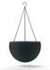 Горщик для рослин Keter Rattan hanging sphere з ланцюжками підвісний, антрацит, 8,6 л 7290106924499 фото 1