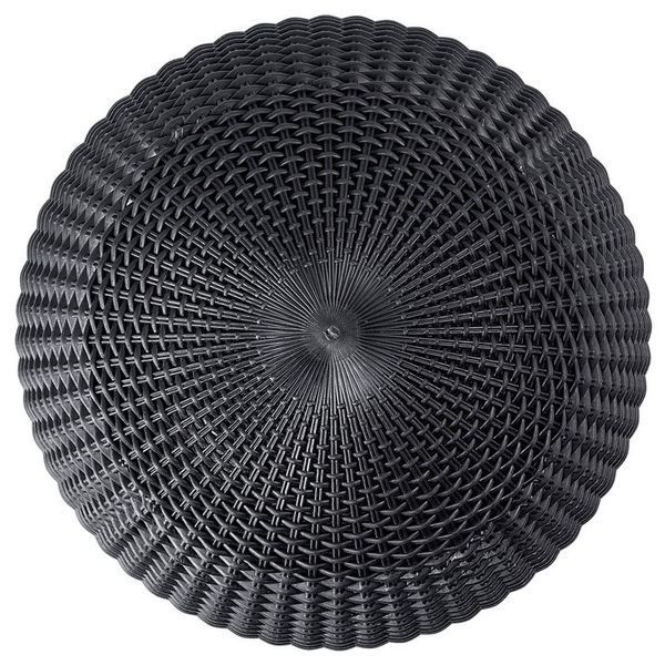 Горщик для рослин Keter Rattan hanging sphere з ланцюжками підвісний, антрацит, 8,6 л 7290106924499 фото