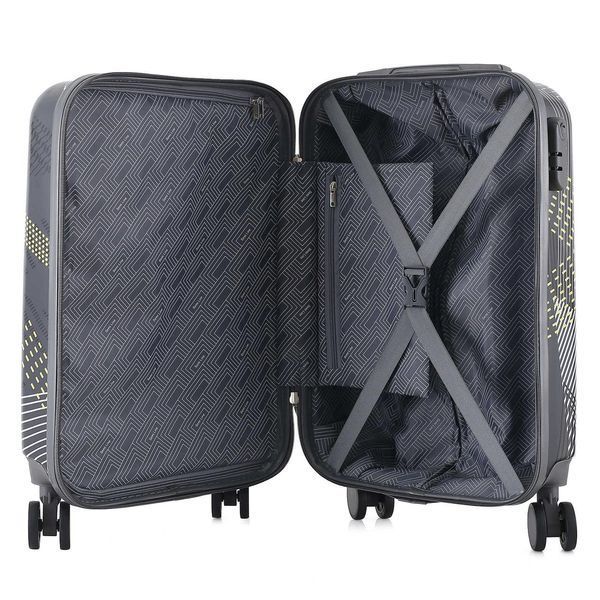 Валіза Semi Line 20" (S) Black Pattern (T5651-1) DAS302323 фото