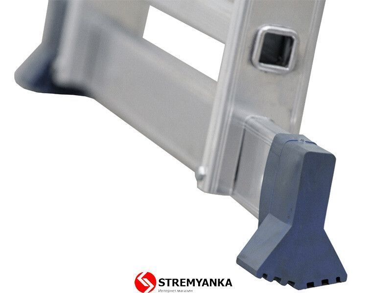 Алюмінієва трисекційна драбина 3х9 ступенів TRIOMAX VIRASTAR VTL039 фото
