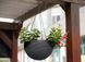 Горщик для рослин Keter Rattan hanging sphere з ланцюжками підвісний, антрацит, 8,6 л 7290106924499 фото 6